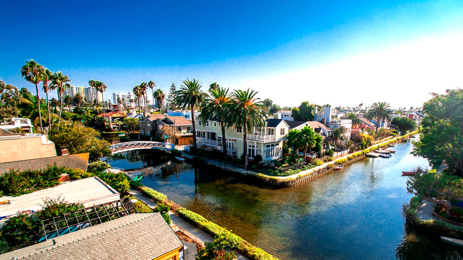 Venice-området i Los Angeles, Kalifornien