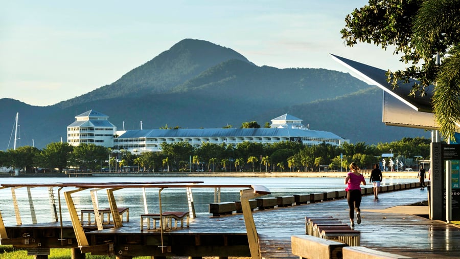 Esplanaden i Cairns