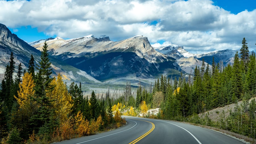Icefields Parkway, Rocky Mountains, Canada