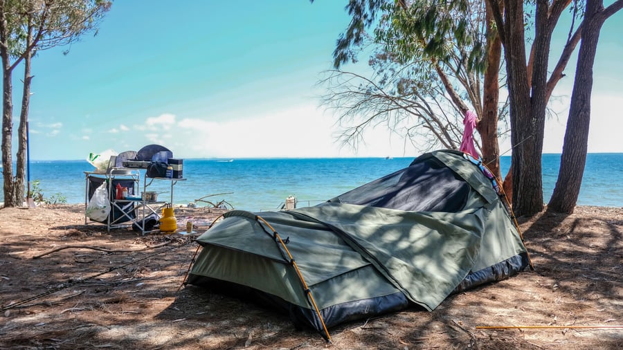 Du kan også nyde det simple liv i en swag