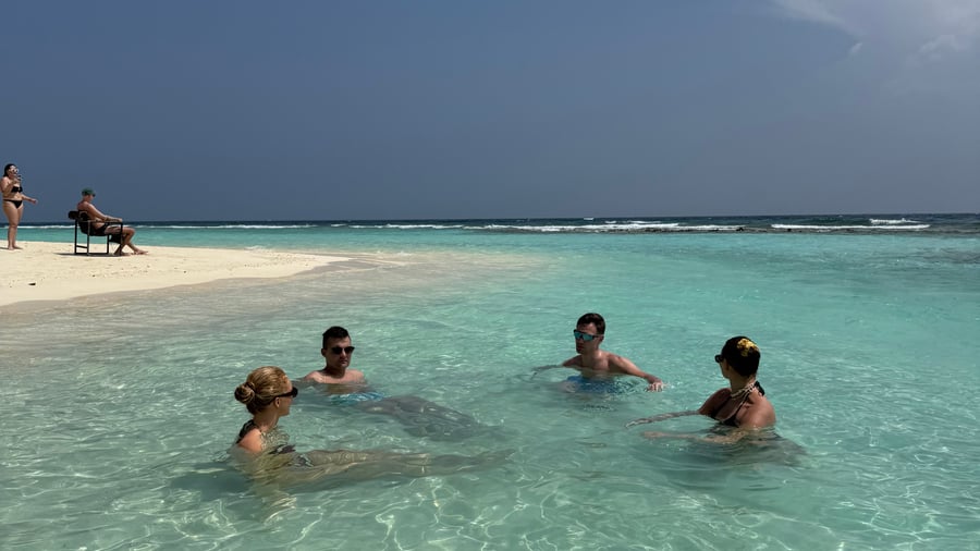 Once you arrive in the Maldives, the day is yours
