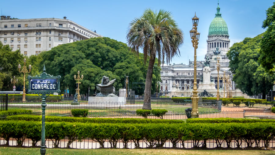 Plaza Congreso i Buenos Aires