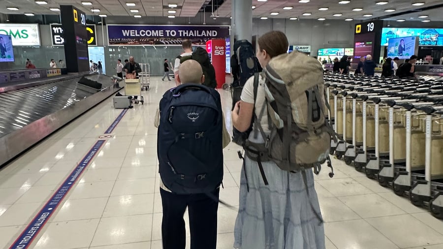 Head to the airport and fly to Manila