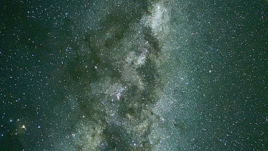 Starry night sky