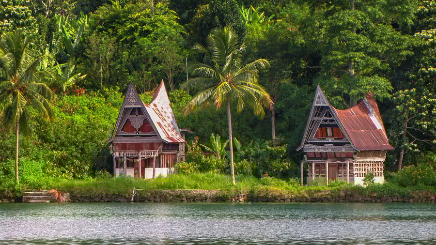 Samosir Island i Lake Toba