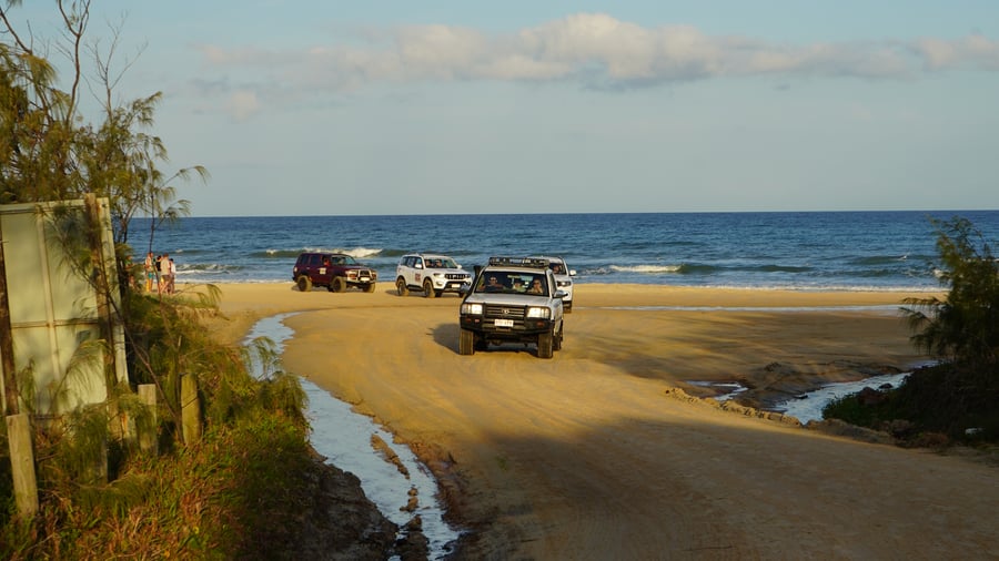 Kör 4WD på K'gari Island
