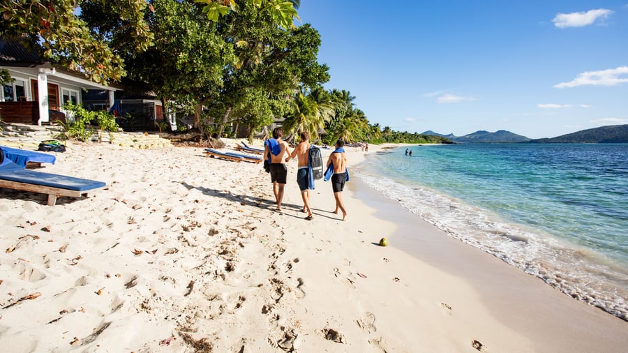 Blue Lagoon Beach in Fiji 