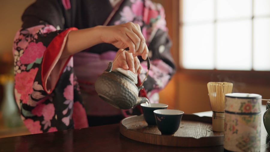 Du kan opleve en traditionel teceremoni