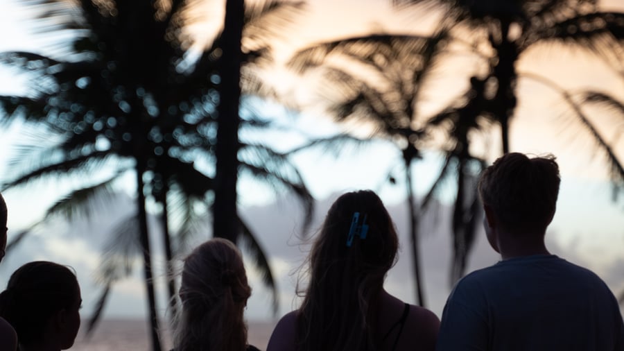 Sunsets in Sri Lanka