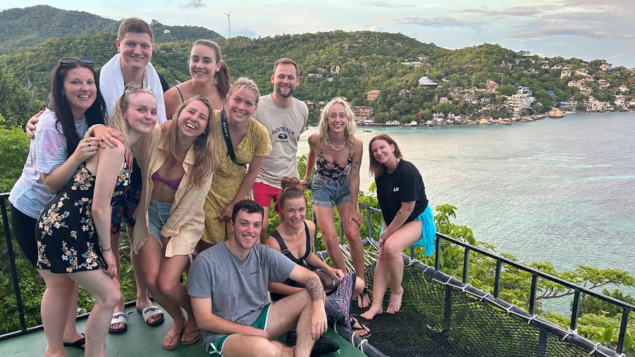 Group trip in Koh Tao, Thailand