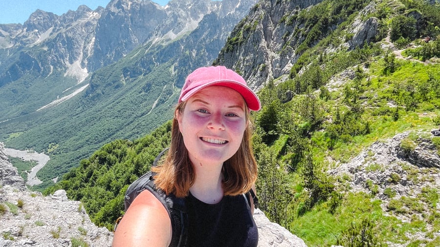 Trekking in Albania with like-mided travelers.