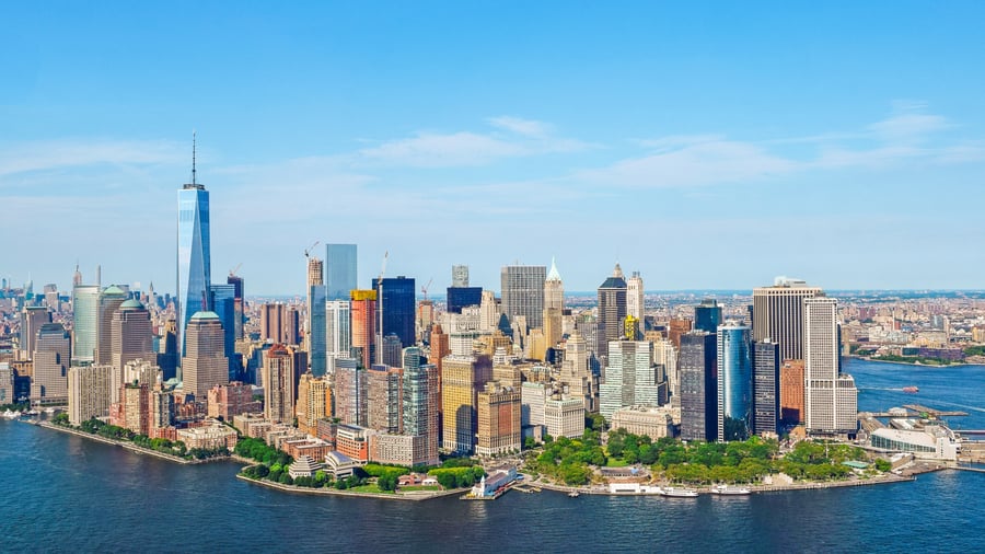 Udforsk New York, også kendt som "The Big Apple"