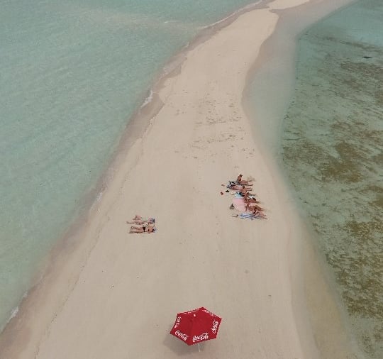 Enjoy a picnic on the sandbanks