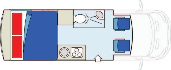 Layout of the van.