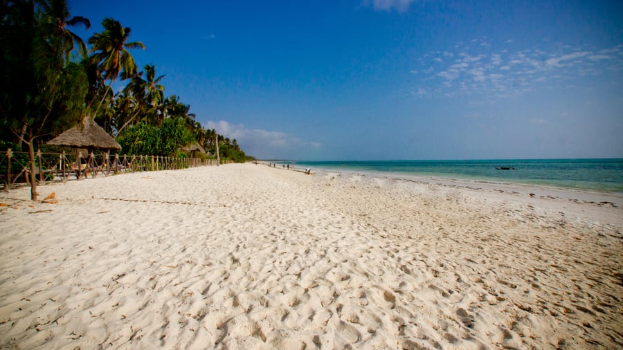 Fantastisk strand lige ved Ocean Paradise Resort