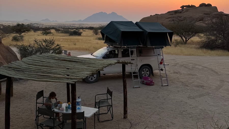 Go on a roadtrip with a rooftop tent
