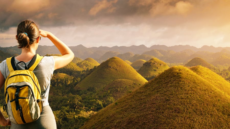 De berømte Chocolate Hills på Bohol