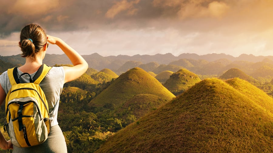 De berømte Chocolate Hills på Bohol