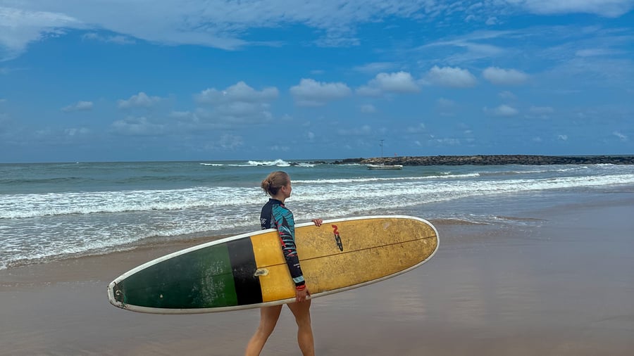 Surf camp in Ahangama