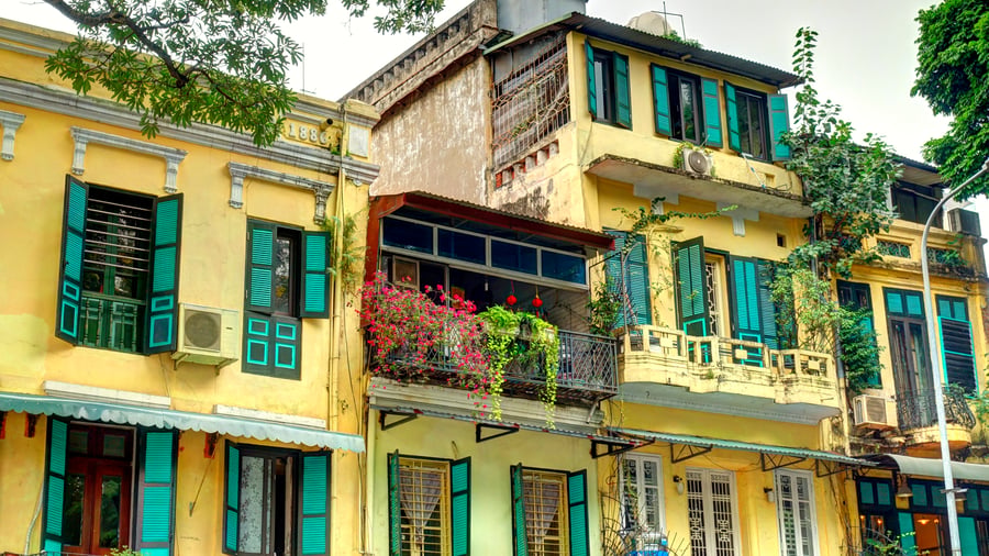Buildings in the French Quarter