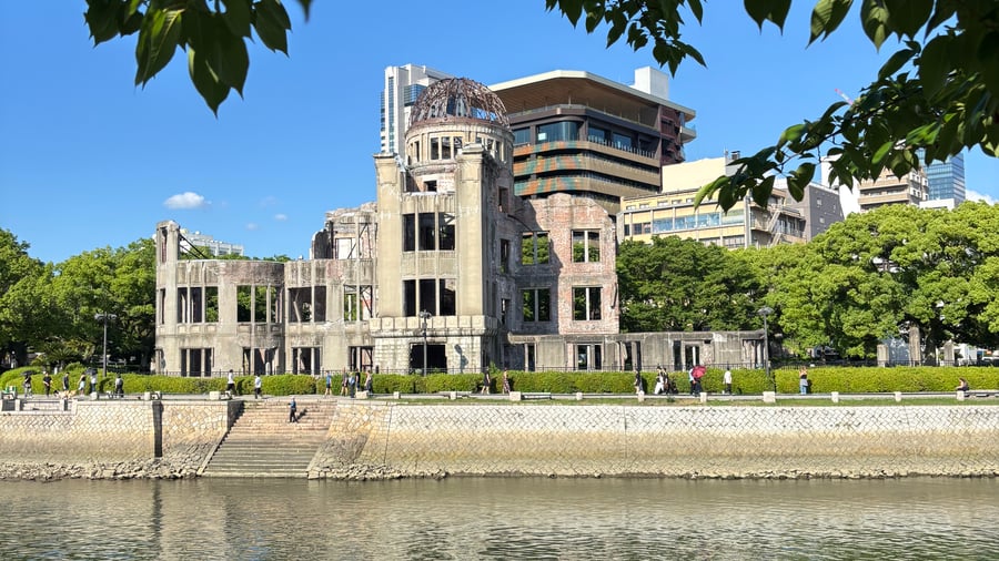 Atomic Bomb Dome i Hiroshima.