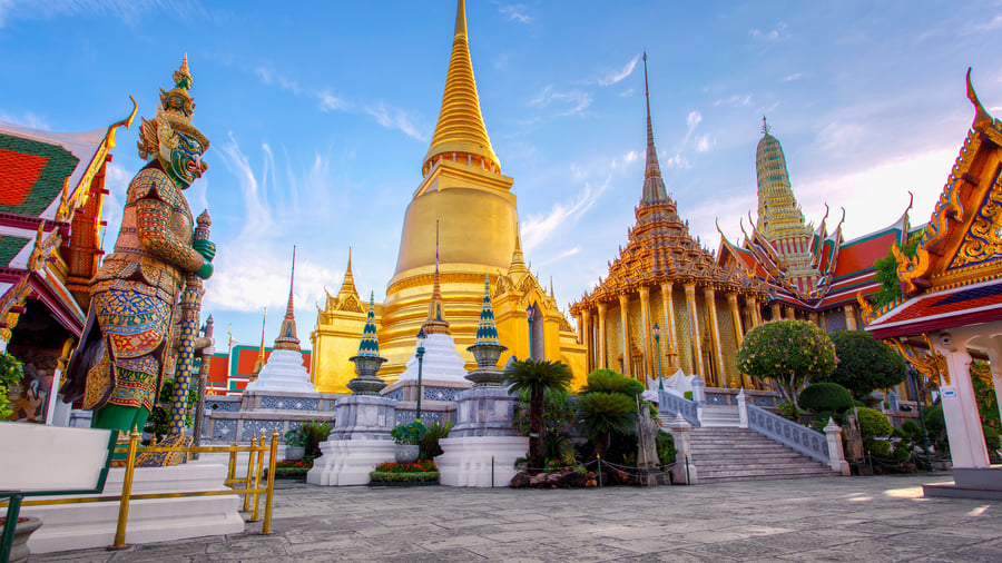 Templet Wat Phra Kaew i Bangkok