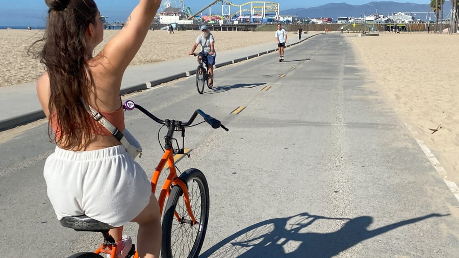 Biking in Los Angeles