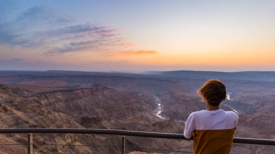 Fish River Canyon i Namibia