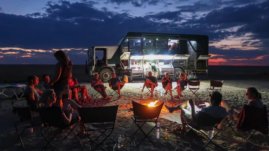 Go overlanding in Botswana with new friends. 