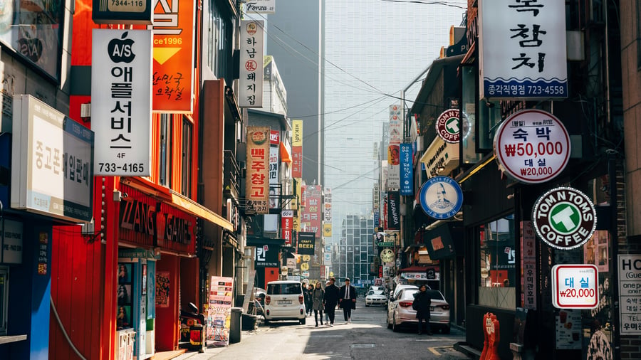 Streets in Seoul