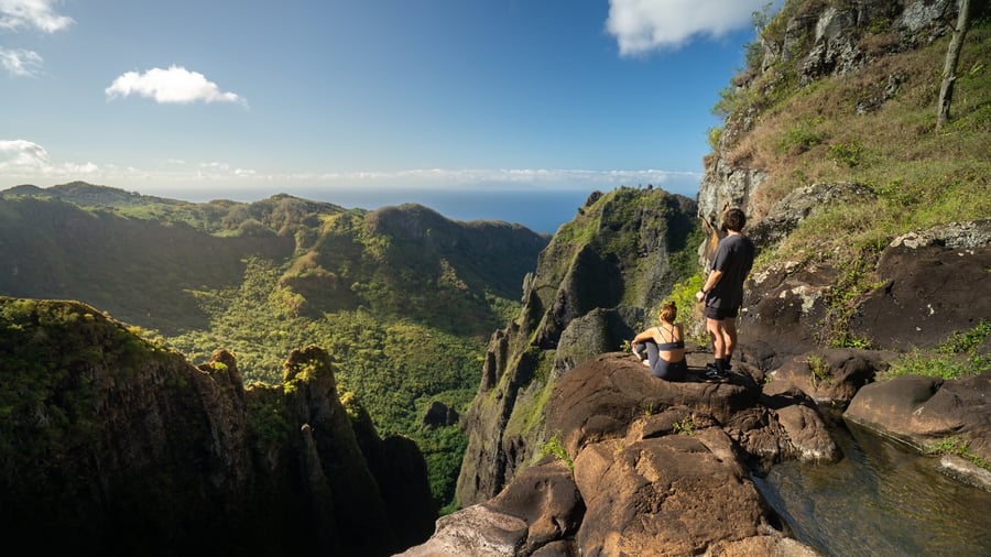 Nuku Hiva bjuder på fantastisk utsikt