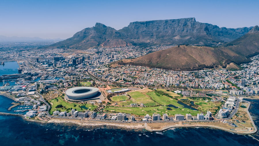Kapstaden i Sydafrika