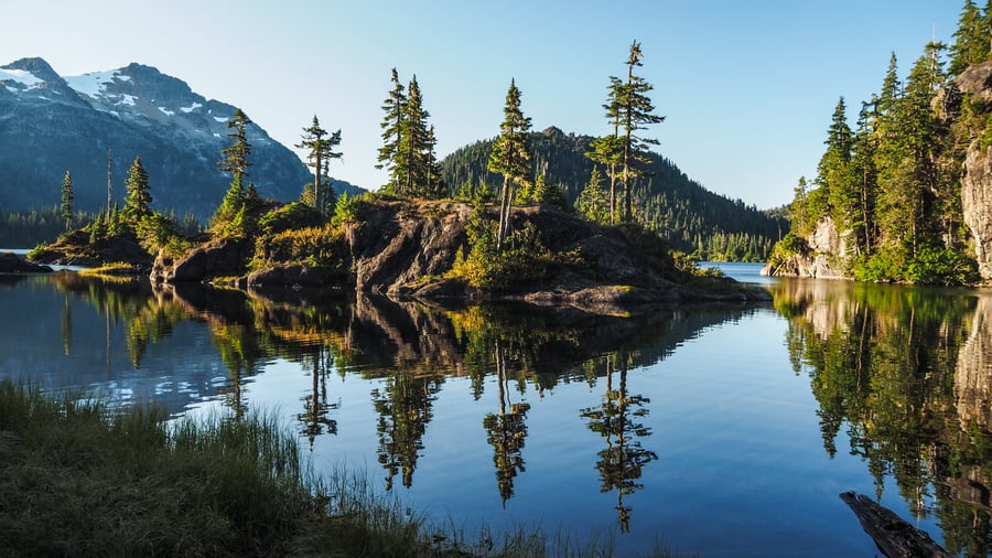 Småøer ved Vancouver Island