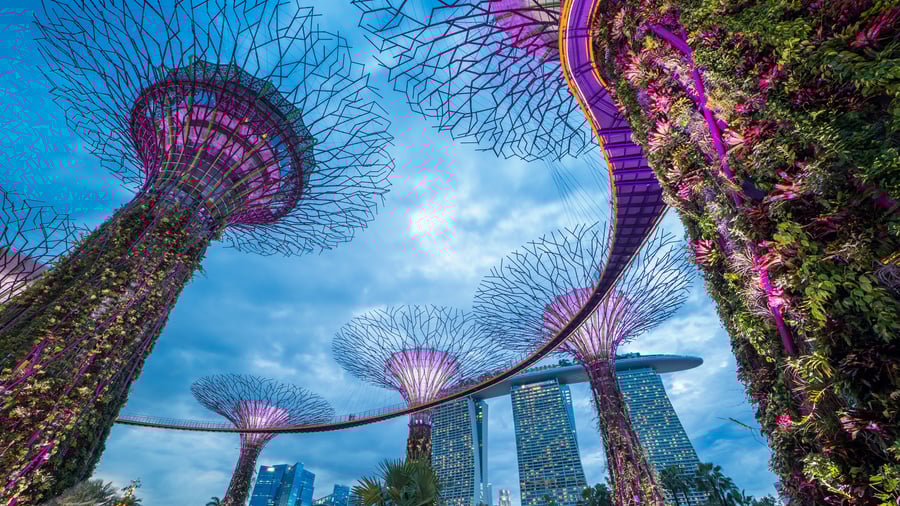 Singapore er kendt for sin unikke arkitektur