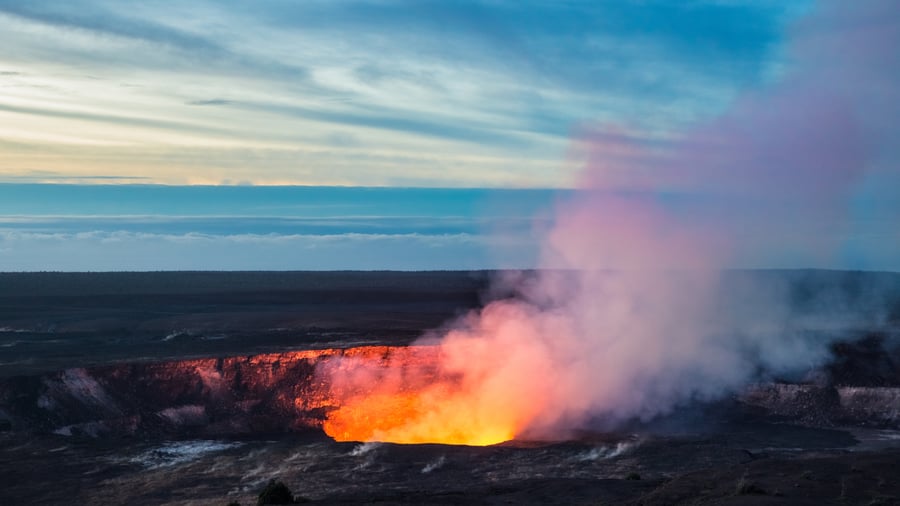 Hawaii är byggt av undervattenvulkaner. 
