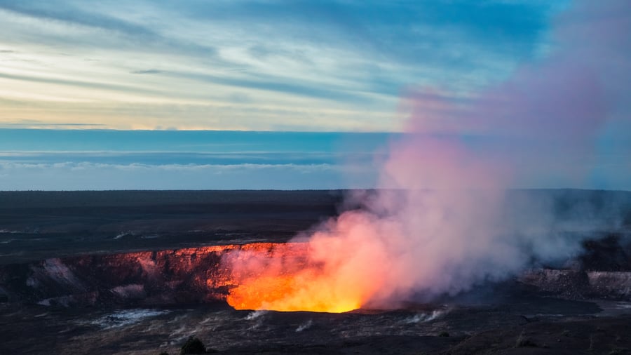 Vulcanic activity of Hawaii
