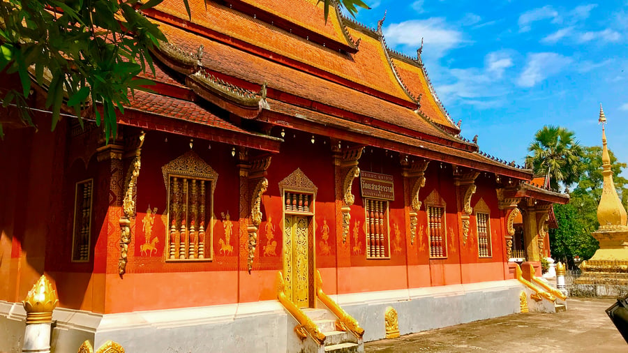 Wat Sene temple in Luang Prabang