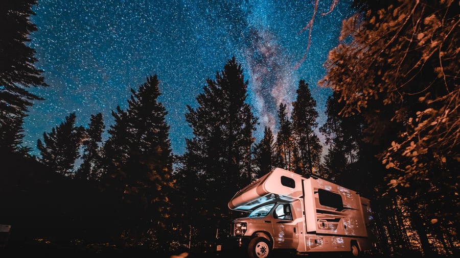 Overnat under stjerne i Canadas nationalparker