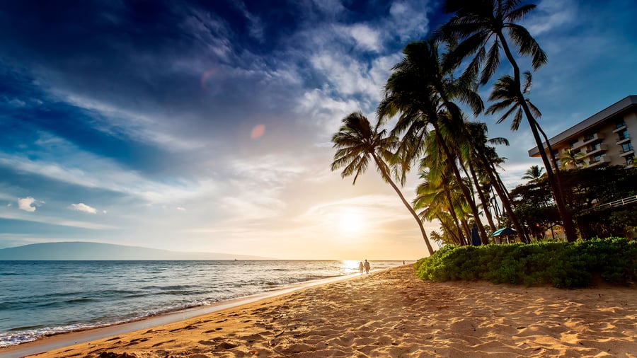 Kaanapali Beach, Maui, Hawaii, USA