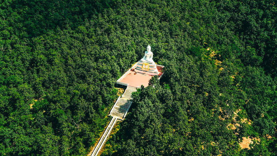 Big White Buddha in Pai