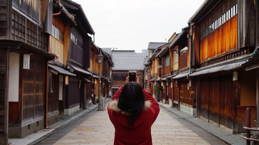 Higashi Chaya District i Kanazawa