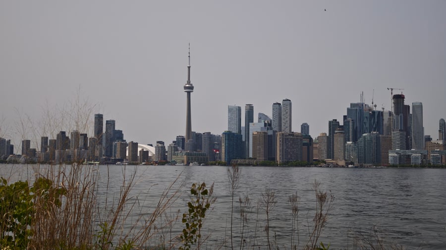 De indrukwekkende skyline van Toronto