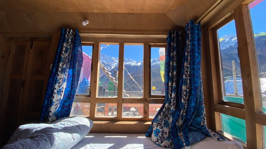 Accommodation is simple, but adequate