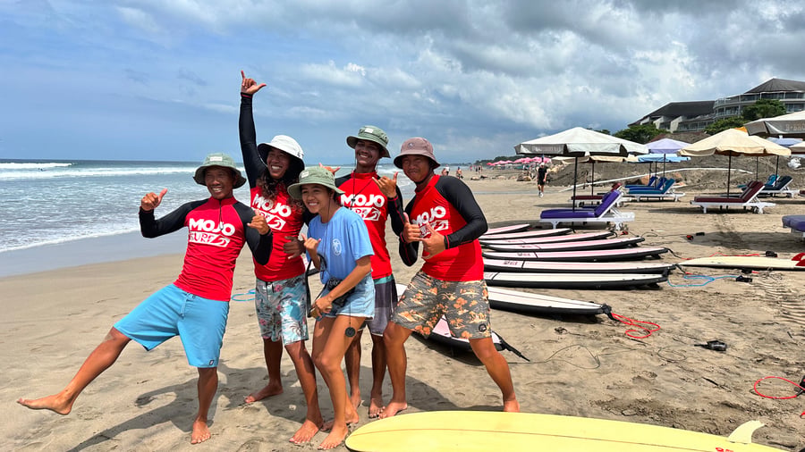 Surfcamp op Bali