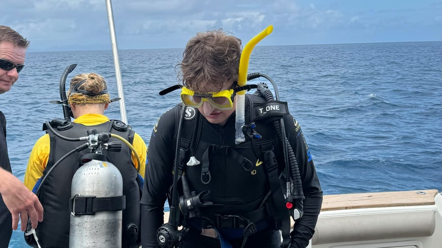 Go diving in the Great Barrier Reef