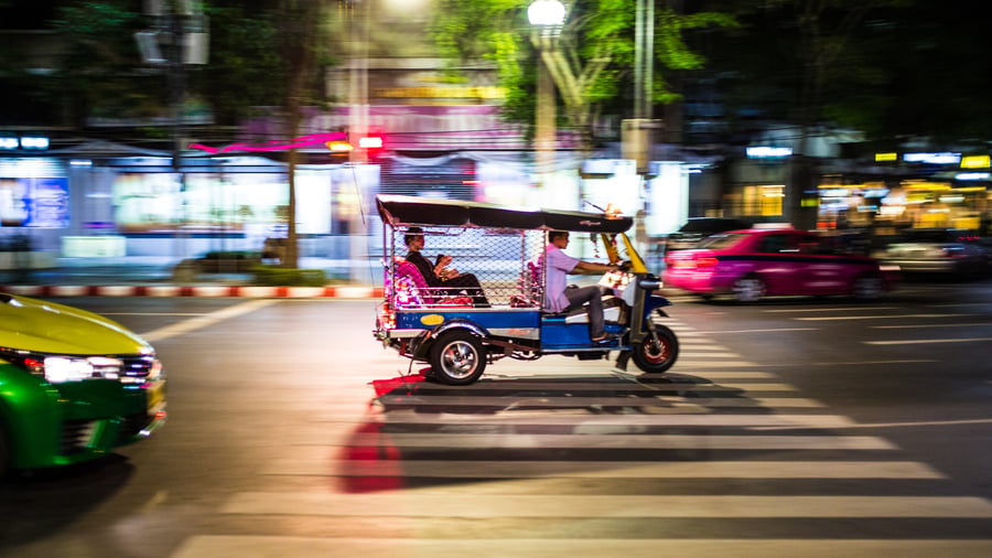 Liv i gaderne i Bangkok