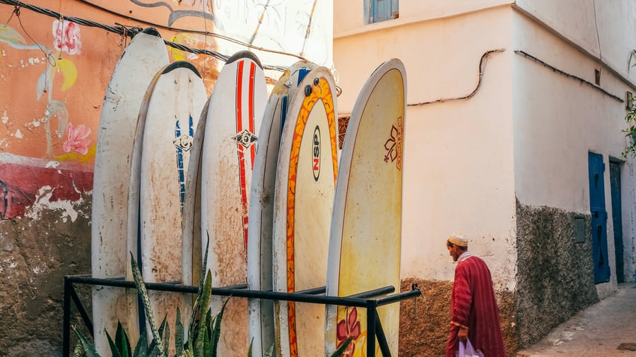 Surf's up in Taghazout