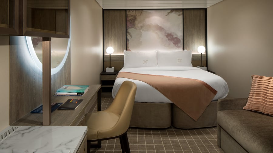 Indvendig kahyt på Celebrity Summit