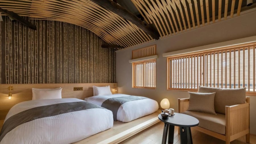Machiya-hus på Nazuna Kyoto Tsubaki St.
