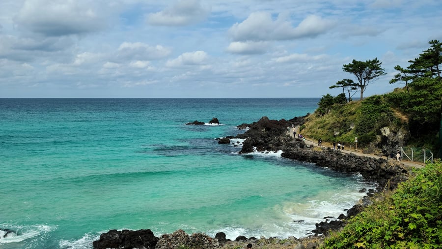 Jeju's stunning coastal landscapes